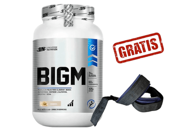 BIGM 2KG COOKIES UNIVERSE NUTRITION + STRAPS