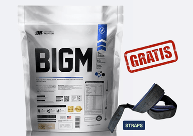 BIGM 3KG COOKIES UNIVERSE NUTRITION + STRAPS