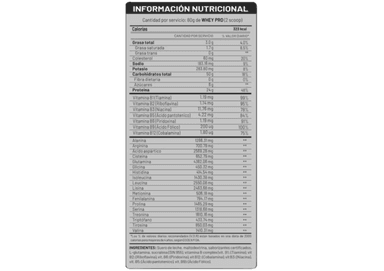 WHEY PRO 1KG CHOCOLATE UNIVERSE NUTRITION + STRAPS - 3