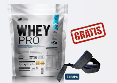 WHEY PRO 3KG CHOCOLATE UNIVERSE NUTRITION + STRAPS