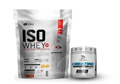 ISO WHEY 5KG CHOCOLATE + CREATINA 300GR DRAGON PHARMA