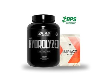 HIDROLIZADA LAB 5LB VAINILLA + CREATINA MYPROTEIN 250GR