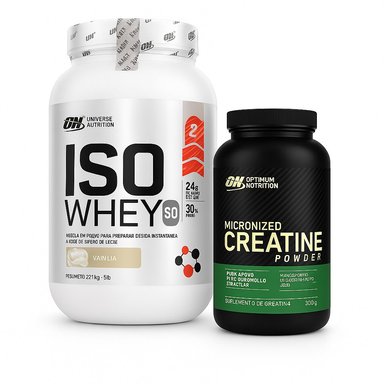 PROTEINA ISO WHEY 90 1.1 KG + CREATINA ON 300 GR + STRAPS
