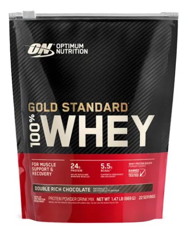 PROTEINA WHEY GOLD STANDARD ON 100% 1.5 LB DOUBLE RICH CHOCOLATE