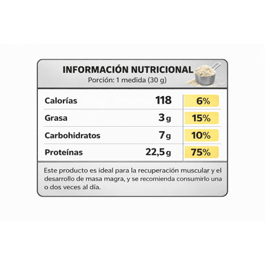 PROTEINA NITRO WHEY 2.5KG - VAINILLA - 2