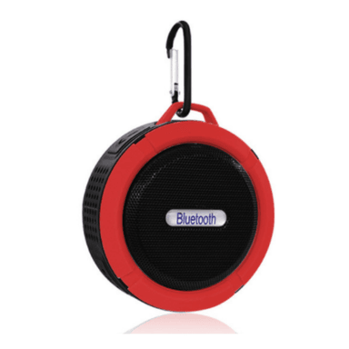 PARLANTE BLUETOOTH PORTATIL MANOS LIBRES MICROFONO DUCHA ROJO 5 W - 1