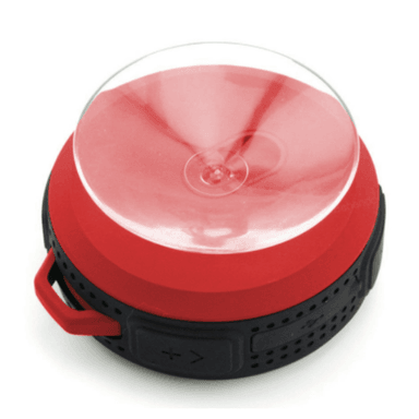 PARLANTE BLUETOOTH PORTATIL MANOS LIBRES MICROFONO DUCHA ROJO 5 W - 2