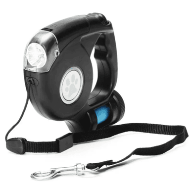 CORREA PERROS 2023 RETRACTIL CON LINTERNA 3 EN 1