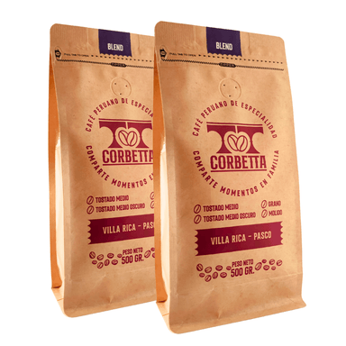 CAFÉ DE ESPECIALIDAD GRANO PACK 500 GR. VILLA RICA BLEND PURPLE - 1