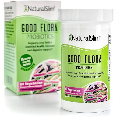 NATURALSLIM GOOD FLORA - PROBIÓTICOS PARA LA SALUD DIGESTIVA, FLORA INTESTINAL Y APOYO INMUNOLÓGICO