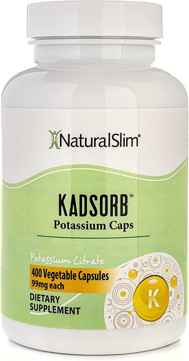 SUPLEMENTO NATURALSLIM FRASCO KADSORB® POTASSIUM CITRATO POTASIO