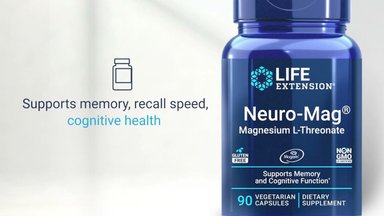 SUPLEMENTOS LIFE NEURO-MAG EXTENSION L-THREONATE DE MAGNESIO 90 CÁPSULAS - 3