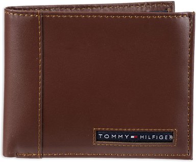 BILLETERA PARA HOMBRE TOMMY HILFIGER CAMBRIDGE BROWN