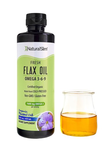 MULTIVITAMÍNICO NATURALSLIM ® FLAX OIL ACEITE DE LINO CON OMEGA 3-6-9 473 ML
