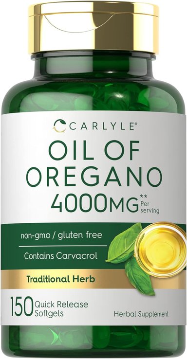 SUPLEMENTO CARLYLE CÁPSULAS BLANDAS ACEITE DE OREGANO 4000MG 150 SOFTGELS