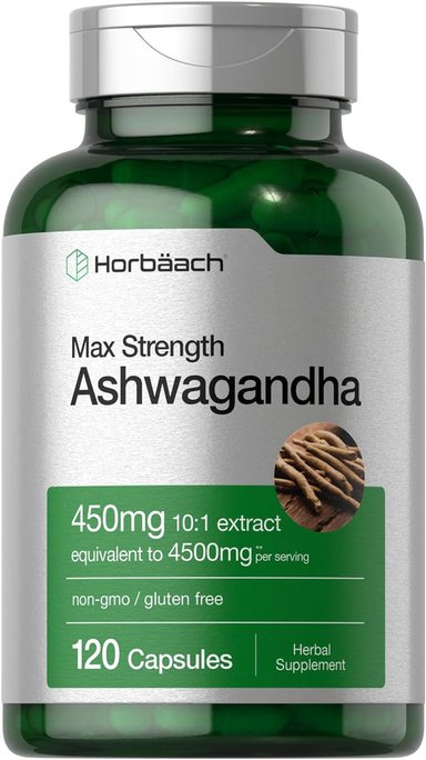 ASHWAGANDHA HORBAACH 4500 MG 120 CAPSULAS