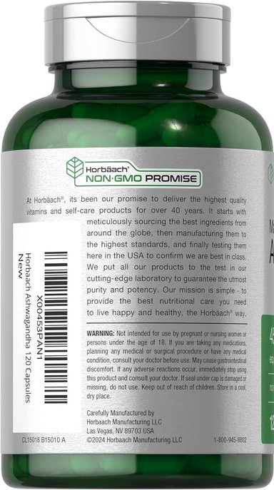 ASHWAGANDHA HORBAACH 4500 MG 120 CAPSULAS - 2