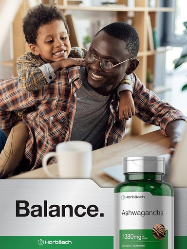 SUPLEMENTO ASHWAGANDHA HORBAACH UNIDAD 1380 MG 180 CÁPSULAS - 5