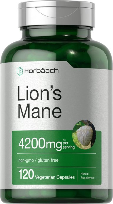 HONGO MELENA DE LEON HORBAACH LION`S MANE SABOR NEUTRO CÁPSULAS COMPRIMIDAS X120 UNID 4200MG