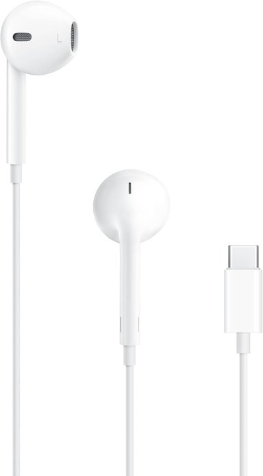 AURICULARES IN-EAR APPLE MANOS LIBRES EARPODS (USB-C) BLANCO - 1