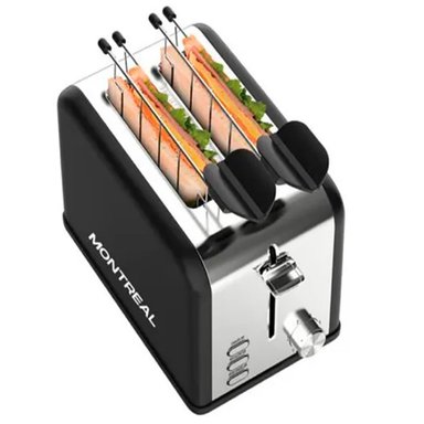 TOSTADORA MONTREAL TD-1411 2 REBANADAS REGALO 2 CLIPS