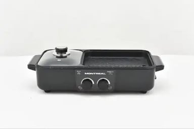 PARRILLA ELÉCTRICA MONTREAL OPE-1612 MULTIFUNCIÓN 2 EN 1 - 1