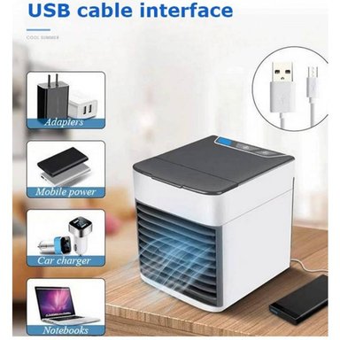 MINI ENFRIADOR DE AIRE CONEXIÓN USB PORTÁTIL