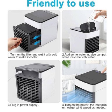 MINI ENFRIADOR DE AIRE CONEXIÓN USB PORTÁTIL - 3