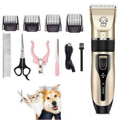 KIT MAQUINA CORTADOR DE PELO DE MASCOTA INALAMBRICA