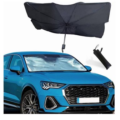 TAPASOL PLEGABLE AUTO TIPO SOMBRILLA PARA PARABRISAS