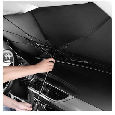 TAPASOL PLEGABLE AUTO TIPO SOMBRILLA PARA PARABRISAS - 2