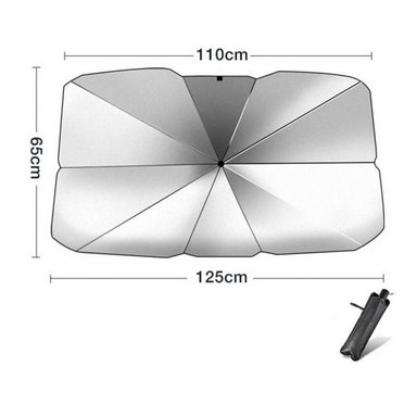 TAPASOL PLEGABLE AUTO TIPO SOMBRILLA PARA PARABRISAS - 3
