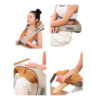 MASAJEADOR CUELLO ESPALDA HOMBROS CALOR INFRARROJO