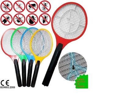 RAQUETA MATA ZANCUDOS MOSCAS INSECTOS ELÉCTRICO