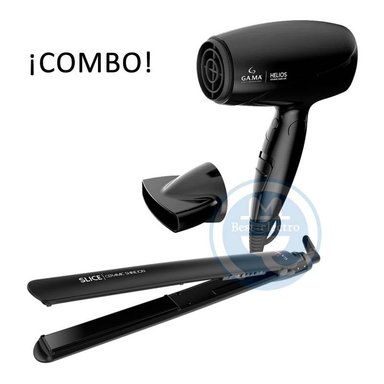 COMBO GAMA ALISADORA SLICE BECHS0000002737 Y SECADOR HELIOS MANGO PLEGABLE