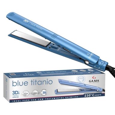 PLANCHA ALISADORA GAMA 3D BLUE TITANIO BECHS0000002426 AZUL