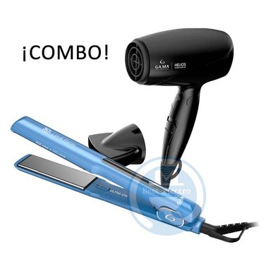 COMBO GAMA ALISADORA STARLIGHT 3D BECHS0000002439 Y SECADOR HELIOS MANGO PLEGABLE