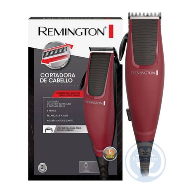 CORTADORA DE CABELLO REMINGTON HC1095 13 PZAS ROJO