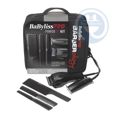 KIT BABYLISS PRO BCBKPE BABYLISSPRO POWERFX CORTADORA TRIMMER Y PEINES