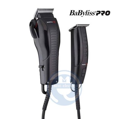 KIT BABYLISS PRO BCBKPE BABYLISSPRO POWERFX CORTADORA TRIMMER Y PEINES - 2