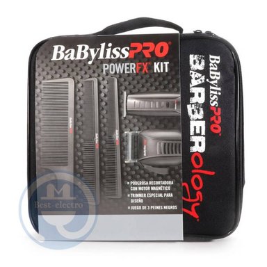 KIT BABYLISS PRO BCBKPE BABYLISSPRO POWERFX CORTADORA TRIMMER Y PEINES - 3