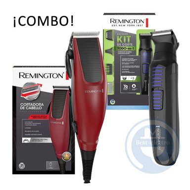 CORTADORA DE CABELLO REMINGTON HC1095+PG6125 SÚPER OFERTA HC1095 Y CORTADOR BARBA
