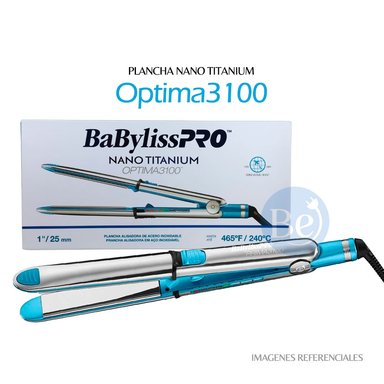 ALISADORA BABYLISS PRO BNT3100TPE BABYLISSPRO OPTIMA 3100 NANO TITANIUM PLACAS 25MM - 1