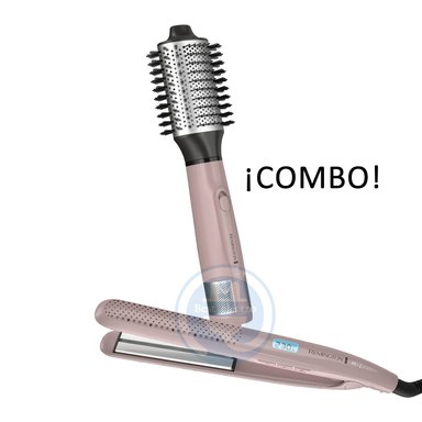 COMBO REMINGTON ALISADORA WET2STRAIGHT S27A Y CEPILLO ELÉCTRICO AS15A WET2STYLE