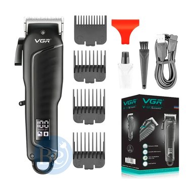 CORTADORA DE CABELLO VGR V-683 INALÁMBRICA NEGRO