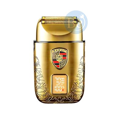 AFEITADORA SHAVER KEMEI KM-T93 RECARGABLE DORADO