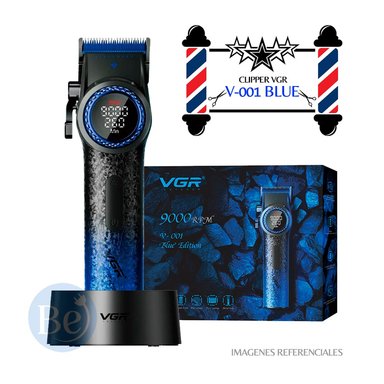CORTADORA DE CABELLO VGR PRO BLDC BLUE EDITION V-001 - 1