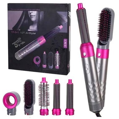 PEINE MULTIFUNCIONAL 5 EN 1 SALON PROFESIONAL SECADORA