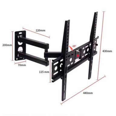 RACK 26 A 55 PULGADAS MOVIBLE PARA TV SOPORTE PLEGABLE TELEVISOR - 4