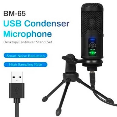 MICRÓFONO PARA PC USB CONDENSADOR PROFESIONAL PARA STREAM Y PODCAST - 4